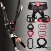 Dasking Heavy Bungee Resistance Band Set Gravity Yoga Bungee Cord Resistance Belt Set 4D Bungee Dance Rope Workout Fitness Home Gym Professional Training Equipment (Weight Class-3: 70KG) view 1