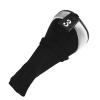 Andux Golf 460cc Driver Fairway Wood Club Head Covers Black Extra Long Neck 4pcs/Set view 3