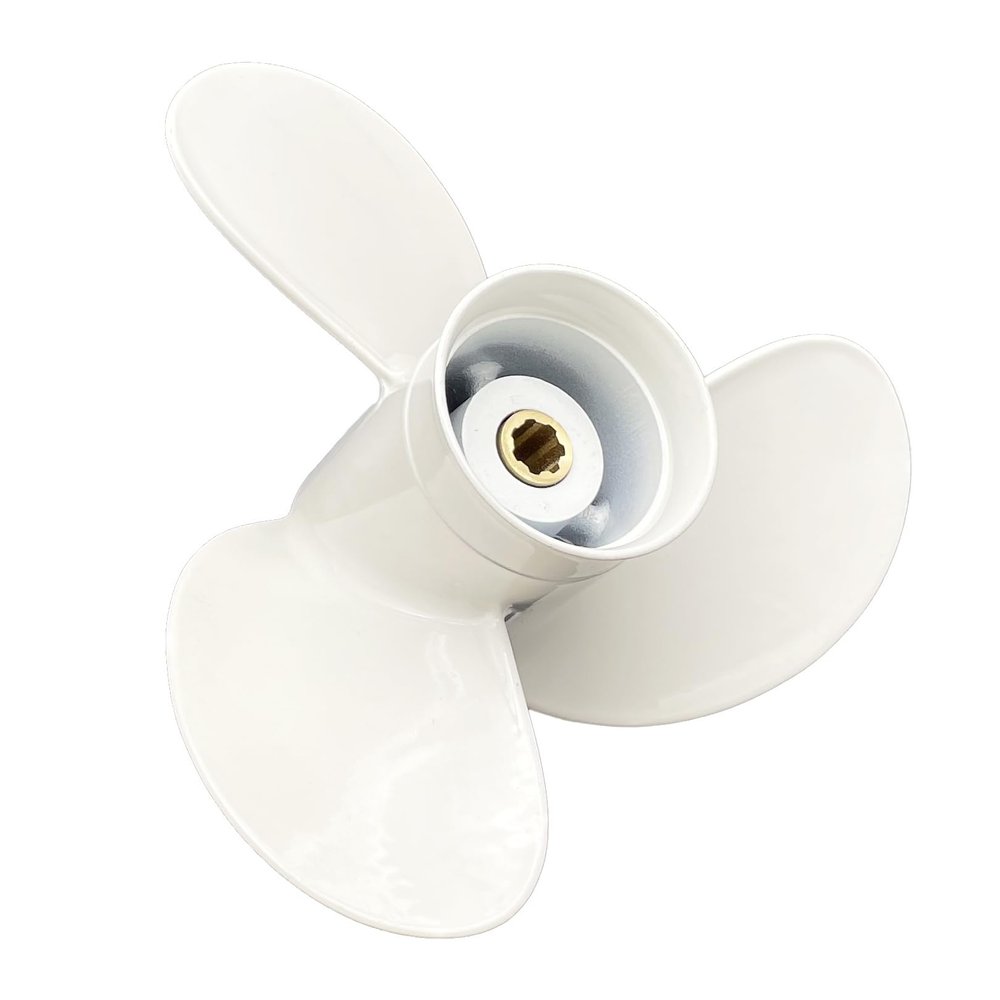 Aluminum Outboard Propeller Boat Prop 8 1/2x7 1/2 Pitch Replacement for Yamaha Engines 6/8/F6/F8/F9.9HP, 7 Tooth Spline