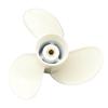 Aluminum Outboard Propeller Boat Prop 8 1/2x7 1/2 Pitch Replacement for Yamaha Engines 6/8/F6/F8/F9.9HP, 7 Tooth Spline view 2