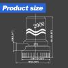 12V 2000GPH Electric Bilge Pump Marine Boat Submersible Water Pump Non-Automatic view 4