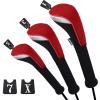 Andux Golf 460cc Driver Fairway Wood Club Head Covers Red Extra Long Neck 3pcs/Set view 1