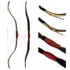 AF Archery Turkish Recurve Bow, 50" High-Performance Traditional Laminated Hunting Horse Bow for Adults Youth Beginners Enthusiasts and Hunting (Black Turkish, 35LBS) view 1