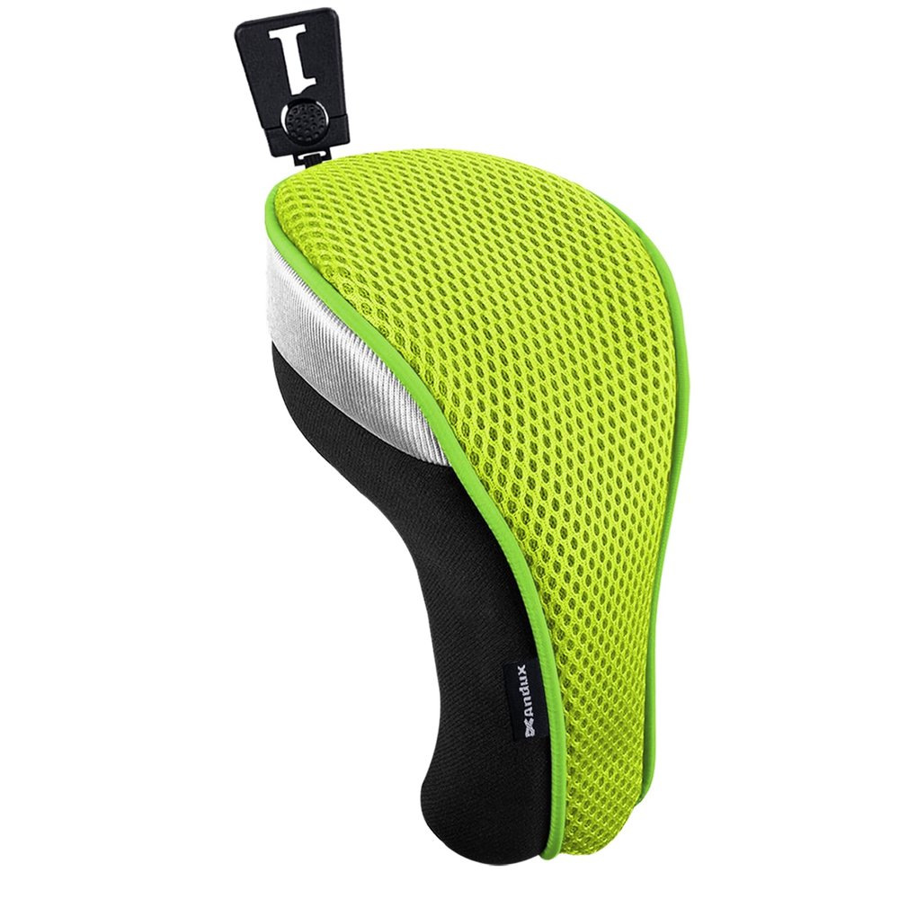 Andux Golf Club Wood Head Covers 460CC Driver Covers Green