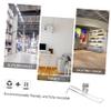 DOITOOL 1pc Skate Rack Roller Skates Wall Mounted Clothing Rack Inline Display Shelf Wall Mount Hanger Hook Hanger Frame Stand Display Stand Beam Ordinary Stainless Steel view 2