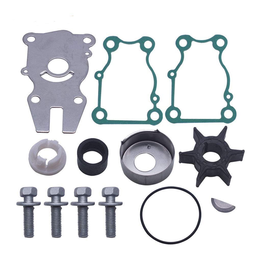 OVERSEE 6BG-W0078 Water Pump Impeller Repair Kit for Yamaha Outboard F30 F40 30 40 HP 6BG-W0078-00-00