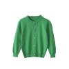 Yiqinyuan Spring Girls Cardigan Sweaters Children School Uniform Knitted Sweater Toddler Little Girls Long Sleeve Clothes Green 4T view 1