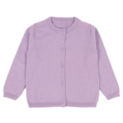 Baby Boys Girls Cardigan Autumn Cotton Sweater Tops Children Clothing Knitted Cardigan Sweater Spring Clothes 15011 Lavender 6T