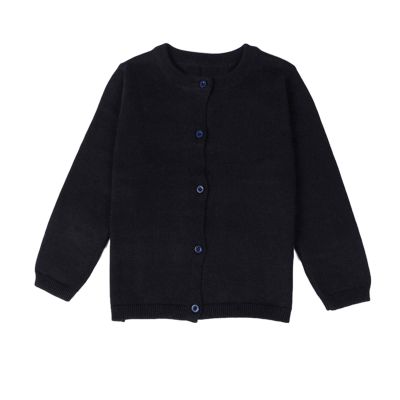 Baby Boys Girls Cardigan Autumn Cotton Sweater Tops Children Clothing Knitted Cardigan Sweater Spring Clothes 15011 Black 3T