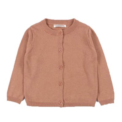 Baby Boys Girls Cardigan Autumn Cotton Sweater Tops Children Clothing Knitted Cardigan Sweater Spring Clothes 15011 New Brown 3T