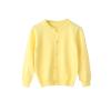 Yiqinyuan Spring Girls Cardigan Sweaters Children School Uniform Knitted Sweater Toddler Little Girls Long Sleeve Clothes Lemon yelloe 3T view 1
