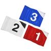 KINGTOP Golf Flagstick Mini, Putting Green Flag for Yard, 3 Feet Flagpole 2-Section Design, Golf Pin Flags Set, Numbered# 1-3 view 3