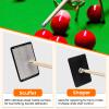 Changor Billiard Stick Tip Shaper, Snooker Pool Cue Tip Aluminum Made Steel Matte Pool Cue Tip Shaper Billiard Pool Cue Accessories Tool, 3.54 * 2.24 * 0.20 inch view 2