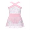Freebily Girls Basic Ballet Dance Outfits Gymnastics Leotard Tiered Chiffon Skirt Ballerina Tutu Dance Dress Activewear A Pink 10 Years view 2