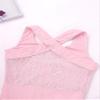 Freebily Girls Basic Ballet Dance Outfits Gymnastics Leotard Tiered Chiffon Skirt Ballerina Tutu Dance Dress Activewear A Pink 10 Years view 4