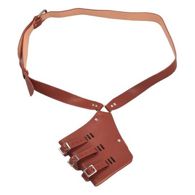 BLESSUME Medieval Knight Belt with Sword Frog Holster Rapier Scabbard Holder 1pc (Brown 2)
