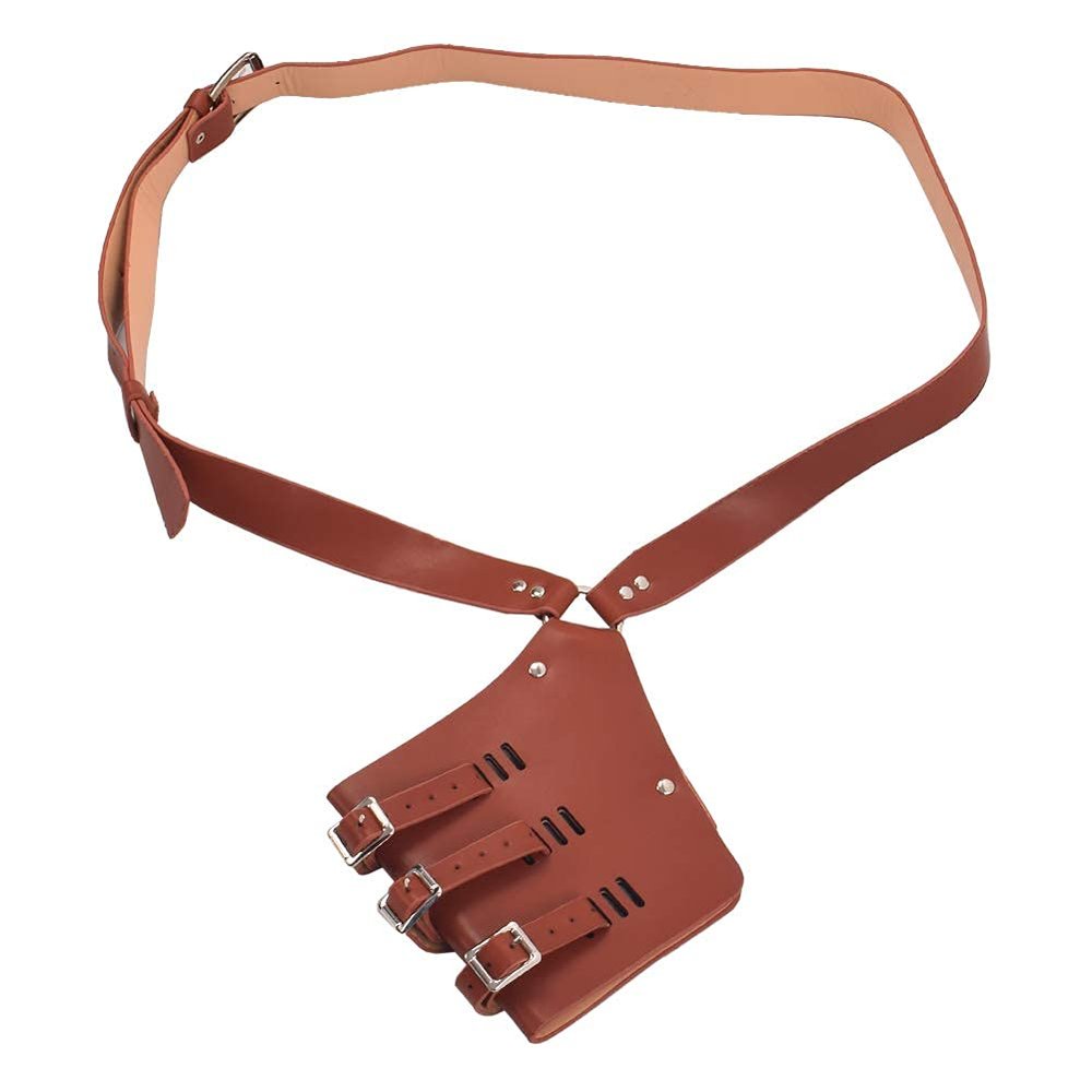 BLESSUME Medieval Knight Belt with Sword Frog Holster Rapier Scabbard Holder 1pc (Brown 2)