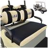 10L0L Golf Cart Front Seat Covers for Yamaha G2/G9/G16/G19/G22 & Club Car DS Pre-2000 | Breathable Polyester Mesh, Washable, Anti-Scratch | OEM Replacement, Tool-Free Installation view 1