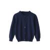 Yiqinyuan Spring Girls Cardigan Sweaters Children School Uniform Knitted Sweater Toddler Little Girls Long Sleeve Clothes Navy 4T view 1