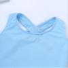 Freebily Girls Basic Ballet Dance Outfits Gymnastics Leotard Tiered Chiffon Skirt Ballerina Tutu Dance Dress Activewear A Blue 6 Years view 3