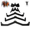 qiuqiu Thick Grip V Bar Pushdown Cable Attachment, Bodybuilding Strength Training Fitness V-Shaped Handle for Multi Gym Multifunctional Powerful Handle Cable Attachment-D view 2