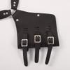 BLESSUME Medieval Knight Belt with Sword Frog Holster Rapier Scabbard Holder 1pc (Black 2) view 4