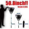 Blue Billow Fishing Net with Long Robust Telescopic Handle for Freshwater and Saltwater,Extend to 50.8 Inch,Foldable Nylon Mesh Landing Net view 2