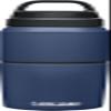 CamelBak MultiBev Water Bottle & Travel Cup  Vacuum Insulated Stainless Steel  Navy  17oz bottle & 12oz cup view 1