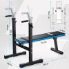 Royal Fitness Adjustable Weight Bench with Barbell Rack, Weight Lifting Bench Press for Home Gym, Strength Training Workout Bench, 48.8"D x 25.9"W x 45.4"H view 3