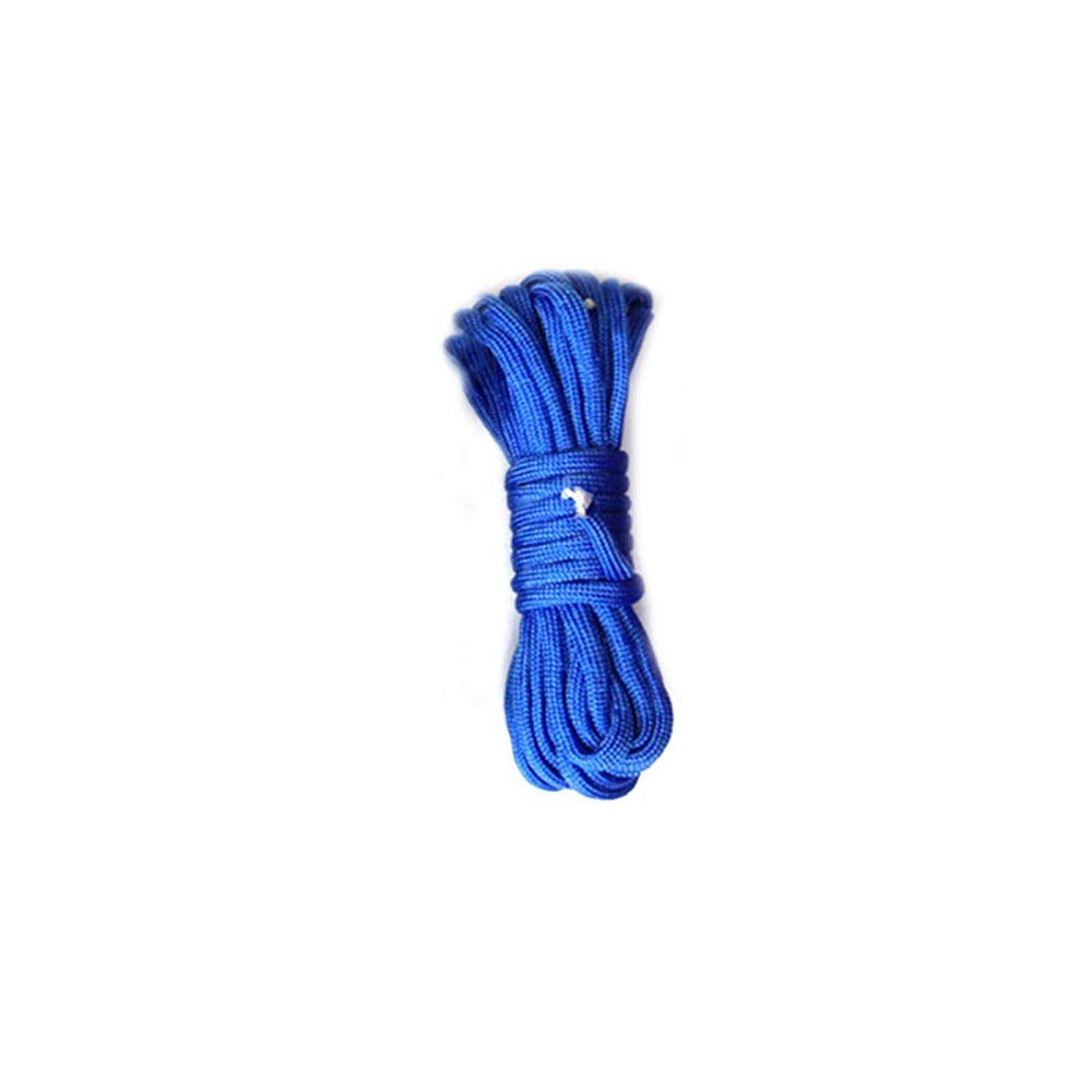 SagaSave Parachute Cord Outdoor Survival Rope, Multipurpose Paracord Ropes for Camping Hiking Blue 31m(100ft)