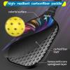 Asgens Pickleball Paddles Set, USAPA Pro Lightweight Graphite Pickleball Paddle Set of 2 Rackets and 1 Portable Carry Bag with 4 Balls for Outdoor & Indoor view 3