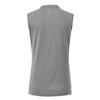 BASUDAM Women's Sleeveless Golf Polo Shirts V-Neck Collarless Tennis Running T-Shirts Quick Dry Dark Grey XL view 3
