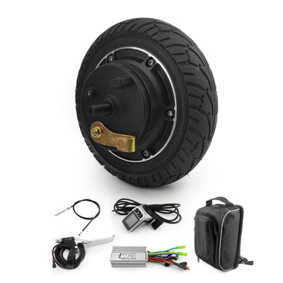 350W 8 Inch Homemade Scooter Hub Motor Kit With Drum Brake Brushless Motor Wheel And Thumb Throttle LCD Screen Display (36V 350W kit)