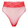 Alvivi Womens Tummy Shaping Lace Briefs Panties Fishnet Mesh Casual Daily G-String Underwear Red One Size view 1