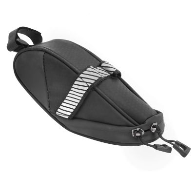 Keenso Bicycle Saddle Bag, Waterproof Bike Cell Phone Holder Bag Bike Saddle Bag Under Seat Storage Bags Cycling Accessories