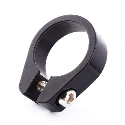 Bike Seat Post Clamp,27.2 Seatpost Clamp,Black 31.8mm Bicycle Cycle Mountain Bike Riding Saddle Seat Post Clamp Mount for 27.2/28.6 Seatpost
