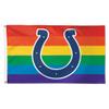 WinCraft Indianapolis Colts 3' x 5' Pride 1-Sided Deluxe Flag view 1