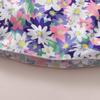 JLKGICF 2Pcs Toddler Girl Summer Clothes Spaghetti Strap Floral Tank Top Vest & Solid Shorts Set Girls Camisole Outfits Playsuit (Purple,3-4T,) view 3