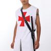 BLESSUME Medieval Knight Belt with Sword Frog Holster Rapier Scabbard Holder 1pc (Black 1) view 3