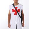 BLESSUME Medieval Knight Belt with Sword Frog Holster Rapier Scabbard Holder 1pc (Black 1) view 4