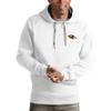 Antigua Men's White Baltimore Ravens Victory Pullover Hoodie view 1