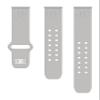 Affinity Bands Wisconsin Badgers Engraved Silicone Sport Band Compatible with Samsung Galaxy Watch and More (22mm Gray) view 2