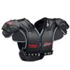 Riddell JPK+ Shoulder Pad with Back Plate,Black/Red view 1