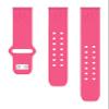 Affinity Bands Wisconsin Badgers Engraved Silicone Sport Band Compatible with Samsung Galaxy Watch and More (20mm Pink) view 2
