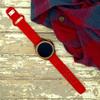 Affinity Bands Wisconsin Badgers Engraved Silicone Sport Band Compatible with Samsung Galaxy Watch and More (20mm Red) view 3