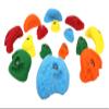 Atomik Rock Climbing Holds Set of 15 Bolt-On Rock-Like Style in Assorted Bright Tones view 2