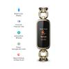 Fitbit Luxe Special Edition Fitness and Wellness Tracker, Gorjana Soft Gold Stainless Steel Parker Link Bracelet, One Size (S & L Peony Classic Bands Included) view 2