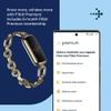 Fitbit Luxe Special Edition Fitness and Wellness Tracker, Gorjana Soft Gold Stainless Steel Parker Link Bracelet, One Size (S & L Peony Classic Bands Included) view 3