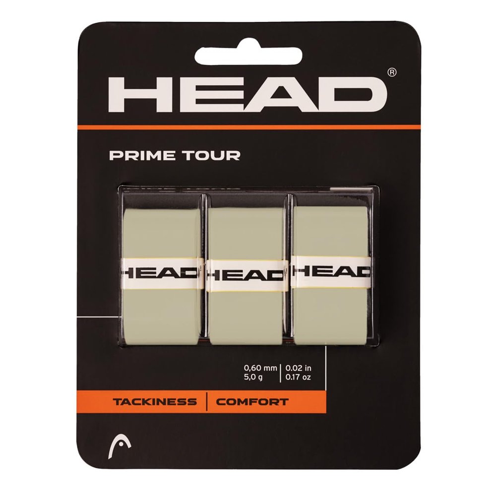 HEAD Prime Tour Overgrip 3Pack - Grey