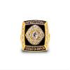 FANTASYJOCKS Fantasy Football Championship Ring Ringer Gold Black Glass Stones FFL Champion Trophy Award Prize Sports Winner Size 9 view 1